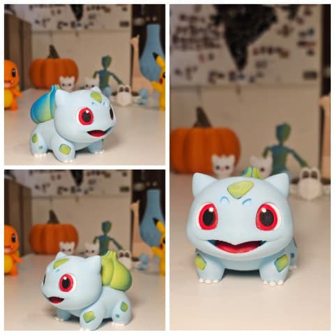 Bulbasaur 3D Printed Pokemon Figure