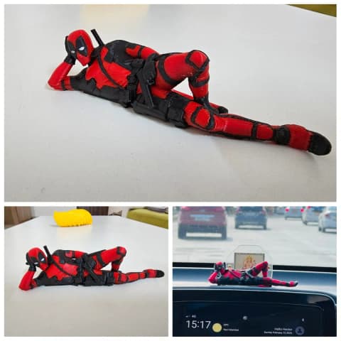 Deadpool 3D Printed Figure