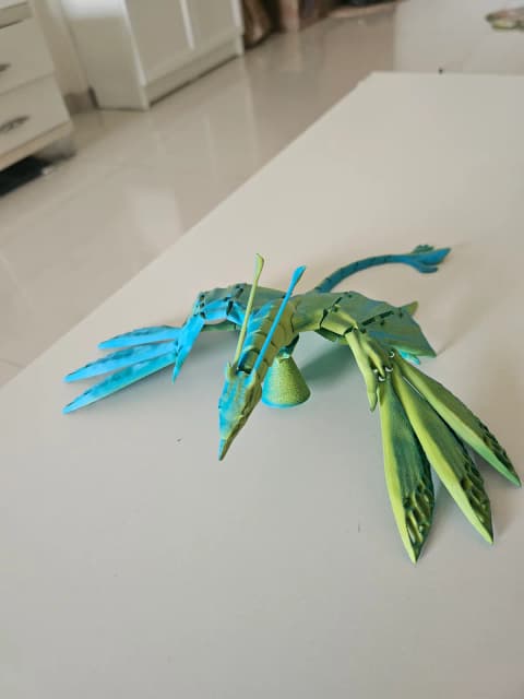 Winged Dragon 3D Printed Figure