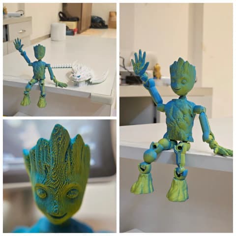 Groot Planter 3D Printed Decor