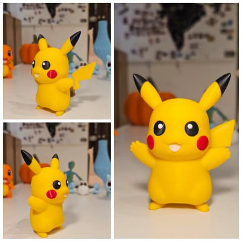 Pikachu 3D Printed Pokemon Figure