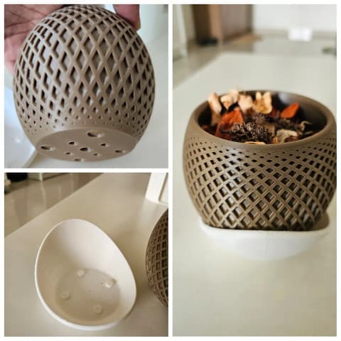 Modern Planter 3D Printed Decor