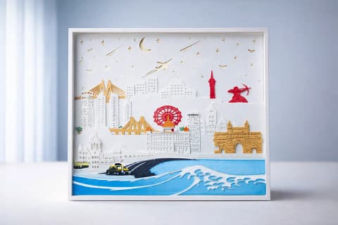 Mumbai Custom Shadow Box Gift