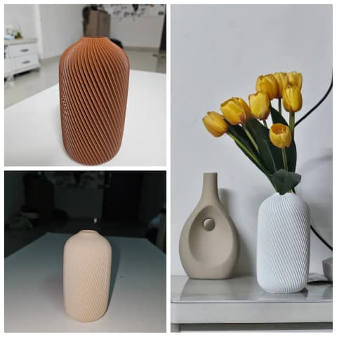 Minimal 3D Printed Vase