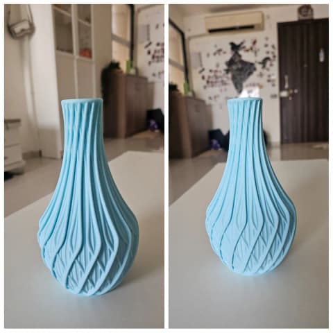 Textured 3D Printed Statement Vase