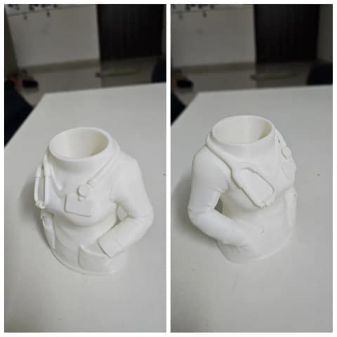 Doctor Pen Stand 3D Printed Desk Accessory