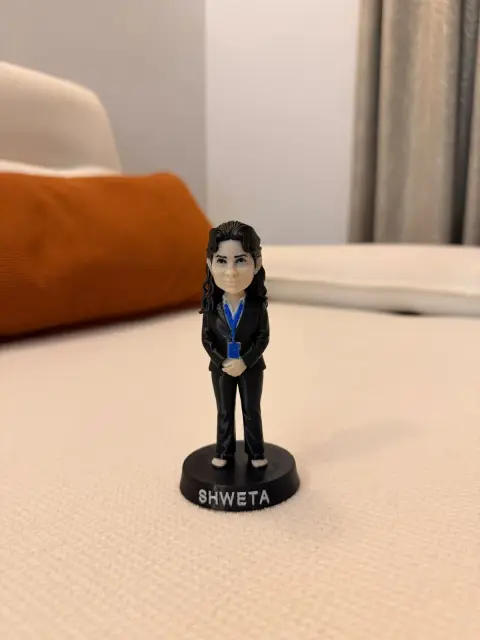 Custom 3D Single Caricature Figurine - Style D 3D Printed Product