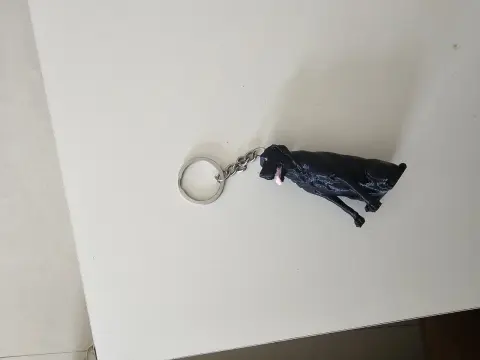 Dog Keychain 3D Printed Accessory