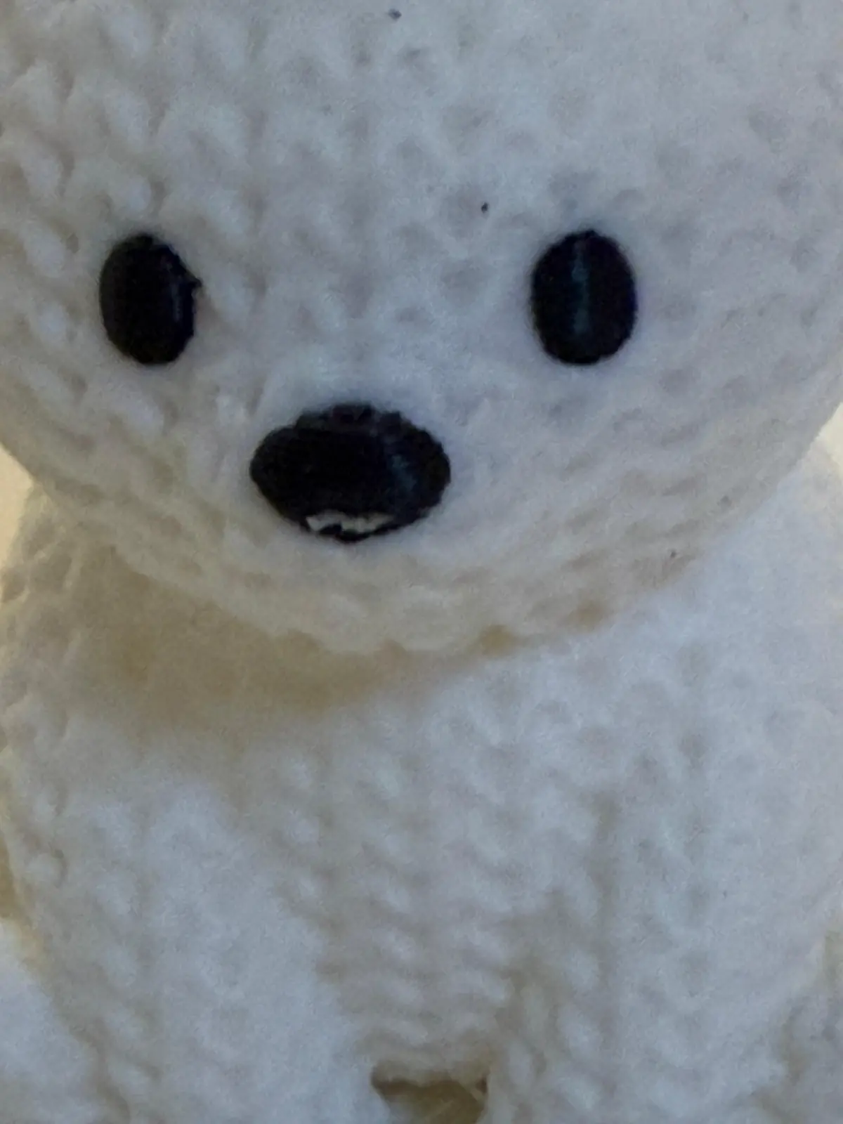 White Bear Keychain
